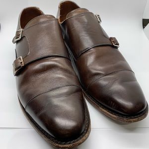 Allen Edmonds Mora 2.0 Monk Strap Dark Brown 9.5 Gently Used USA Made 🇺🇸